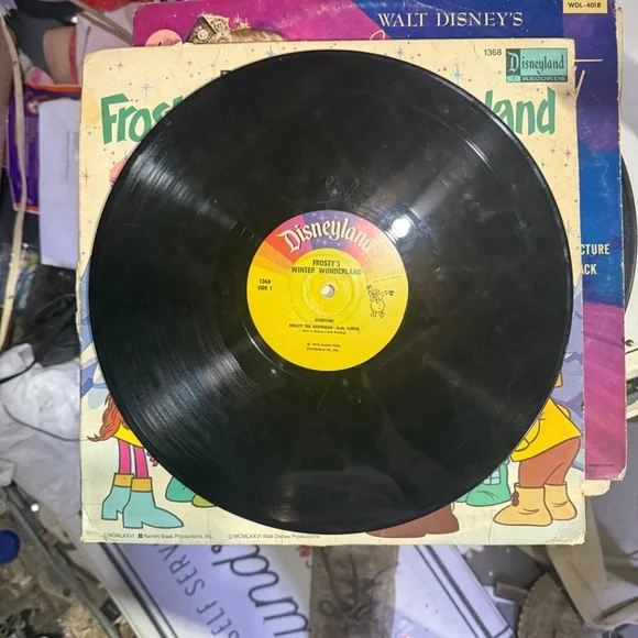 Four vintage Disney LP’s